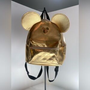 Gold Mickey Mouse Backpack